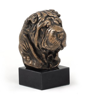 Shar Pei głowa na kamieniu Art-Dog